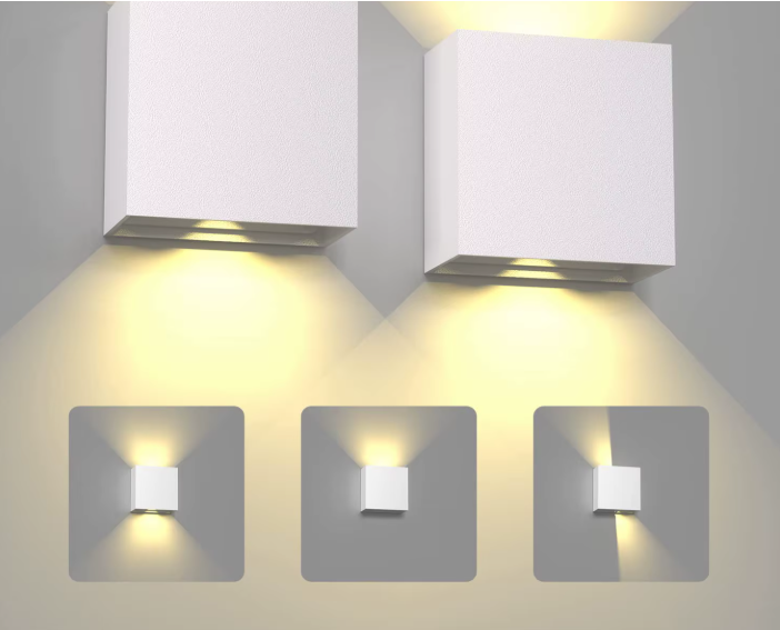 מנורת קיר LED מודרנית 6W – לשימוש פנימי וחיצוני